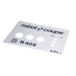 Robot Coupe 39985 FRONT PLATE R402A US