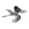 Hoshizaki 3A0436-01 Fan Blade, 5 Blade