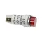 Crown Steam 4-PL07 Indicator Light, Round, Red, 125 Volt