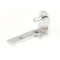 Beverage Air 401-247A-01 Hinge Bracket, Top Left, Chrome, MT/UR, Freezers/Refrigerators