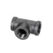 Giles 40296 TEE,1/2 NPT BLACK PIPE