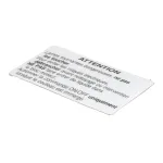 Robot Coupe - 406301 - Caution Label