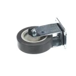 Giles 40650 Caster, 5", Rigid, No Brake, Plate Mount