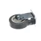 Giles 40650 Caster, 5", Rigid, No Brake, Plate Mount