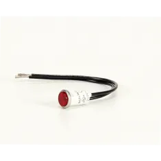 Nieco 4100 Indicator Light, with Leads, Red, 250V