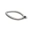 Giles 41080 Hose, Corrugated, Stainless Steel, 1/2" ID x 20" Long