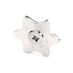 Crown Steam 4115-1 Handle, Stainless Steel, Draw Off Valve, 1-1/2" & 2"