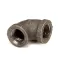 Giles 42200 Ell/Elbow, 90 Degree, 1/2", Black Iron