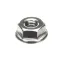 Power Soak Systems Inc 42646 Hex Nut, Flanged, 10-24, Serrated