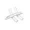 Bunn 43823.0002 FITTING, DUAL INLET-ULTRA LAF
