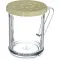 Carlisle 4394202 Cheese Shaker/Dredge, 8 Oz., Polyethylene, Handled, Crack And Chip Resistant, Dishwasher Safe, Bpa Free, San, Yellow                                                                               