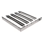 Giles 45076 Filter, Baffle, 16" x 16", Stainless Steel, WOG-20MP-VH