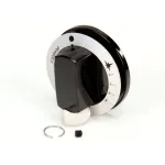 4512139 Garland - Black Silver Burner Valve Knob