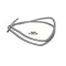 Royal Range 4561 Flex Tube with Fittings, 3/8" x 75", Stainless Steel