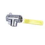 Giles 45755 Valve, 3-Way, 1/2", Nickle Plated