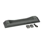 QBD Modular Systems 47-0120-166 Recessed Door Handle, Charcoal Grey