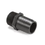 Jackson 4730-011-65-86 Hose Barb, 1" x 3/4" NPT, Polypropylene, Straight