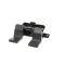 Fisher 47988 Double Floor Foot Valve, 1/2" Inlets, Stainless Steel
