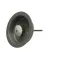 Kason 486C-00600 Inside Door Release Handle & Knob with Recessed Cup, 6"