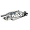 Fisher 48917 Pre-Rinse Assembly, Wall MT, 8" CTR, Add-On Faucet