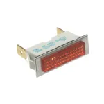 Crown Steam 4996-5 Indicator Light, Amber, 250V, Rectangle