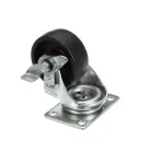 Nu-Vu 50-0058 Caster, 3", Swivel, Locking, Plate