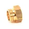 Rational 50.00.790 Adaptor/Fitting, 3/4" Garden Hose x 3/4" NPT, US