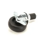 Marshall Air 501630 Caster With Brake, 4" Black, Medium Duty