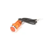 Duke 512068 Indicator Light, Amber, 250V, Round