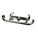 Fisher 51217 3/4' 8' Deck Mount Faucet, 14' Swing Spout, Stainless Steel, 51217