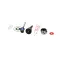Fisher 51403 Stainless Steel Stem Kit, 3/4", Right Hand Swivel, Lever Handle