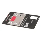 Henny Penny 51463 Decal/Control Overlay, MP-941, Wendy's