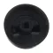 Frigidaire 5303210272 Knob, Oven Thermostat, Off-250-500-Broil, Black, Range