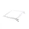 Frigidaire 5304510351 Shelf Assembly, 1/2 Width, White, Refrigerator