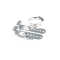 Frigidaire 5304516698 BRACKET KIT,TOP CABINET,W/SCRE