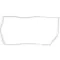 Frigidaire 5308007123 Door Gasket, Freezer, White