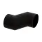 Rational 54.00.086 Vent Pipe, Preformed, Angled, Black Rubber