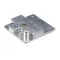 Gold Medal Products 55098A Gear Block, Cast Aluminum, 4 OZ Popper