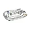 Fisher 55468 Pre-Rinse Unit, Spring Style, 8" Backsplash Valve, 12" Swing Spout, Lever Handles
