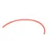 Jackson 5700-003-33-59 A-TUBE,RED 1/4 X 14.5 POLYETHYLENE