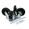 Perlick 57784 Caster Kit, Swivel Plate, 6 1/8" Overall Height, 5" Wheel, Set of 4
