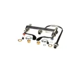 Fisher 57967 Faucet, 8" Deck Control Valve, Wrist Handles, 12" Swing Gooseneck