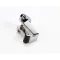 Kason 59-5002 Strike, Door, Chrome, 3/4" to 1-1/2" Offset