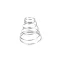 Jackson 5935-004-40-95 COMPRESSION SPRING 1LG X .975OD X .560 (1692K64)