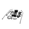 T&S Brass 5EF-1D-WGMM-HG Single Hole Wall Mount Electronic Sensor Faucet, Chrome Plated, 4-1/4" Gooseneck, 2.2 GPM, AC/DC Control, Hydro-Generator