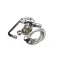 T&S Brass 5F-2SLX08 FAUCET, DECK MOUNT, SINGLE HOLE BASE, 18 FLEXIBLE