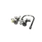 T&S Brass 5F-4DLS05 4 DECK MOUNT FAUCET, 5-1/2 SWIVEL GOOSENECK, LEV