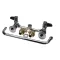 T&S Brass 5F-8WLS12 8 WALL MOUNT FAUCET, 12 SWING NOZZLE, LEVER HAND