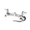 T&S Brass 5F-8WLX05 FAUCET, WALL MOUNT, 8 CENTERS, 5-1/2 SWIVEL GOOS