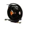 T&S Brass 5HR-232-09 HOSE REEL, OPEN, POWDER COATED STEEL, 35' OF 3/8